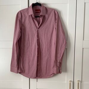 Hugo Boss Casual Button Down Shirt in Pink